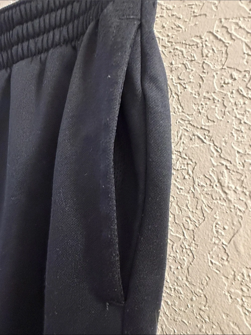 Nike Kids Black Joggers with White Swoosh